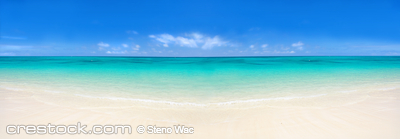Clear and calm tropical dream beach (Hawaii)